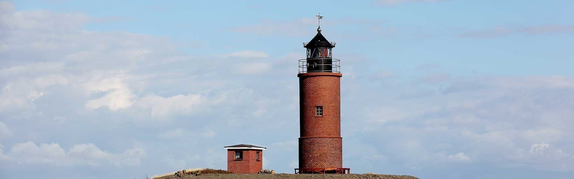 Leuchtturm der Hallig Langeneß